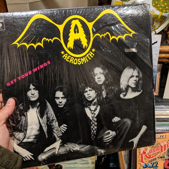 AEROSMITH/2 VINYL RECORDS/1973/1974/GOOD CONDITION - Picture 2 of 8